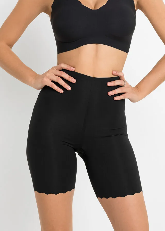 Pantalón ciclista con ligero efecto moldeador Negro