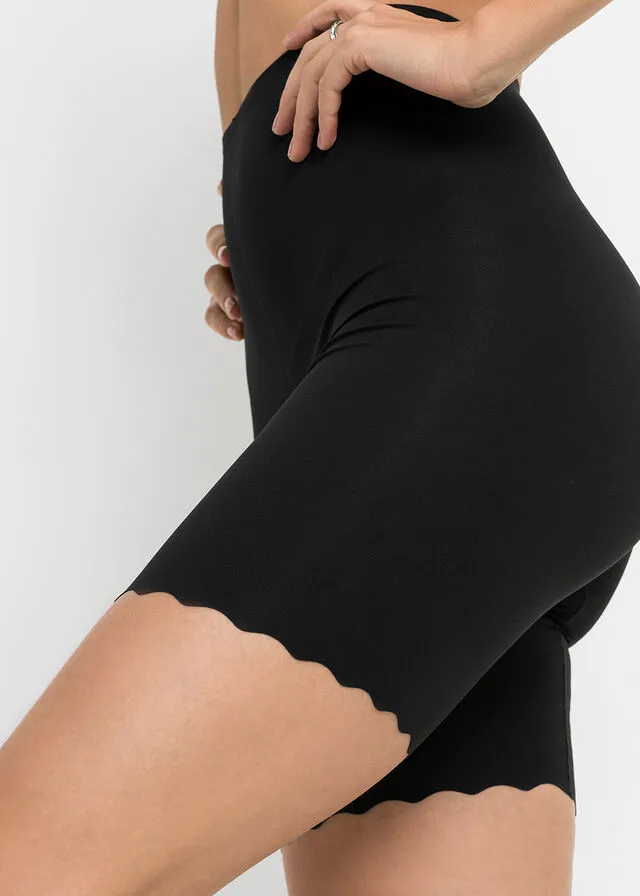 Pantalón ciclista con ligero efecto moldeador Negro