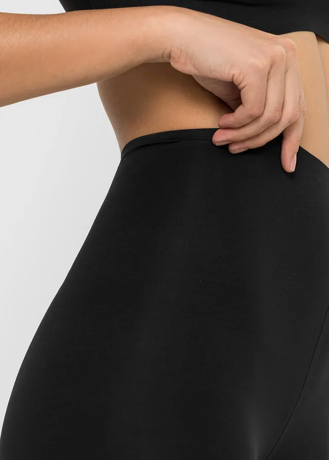 Pantalón ciclista con ligero efecto moldeador Negro