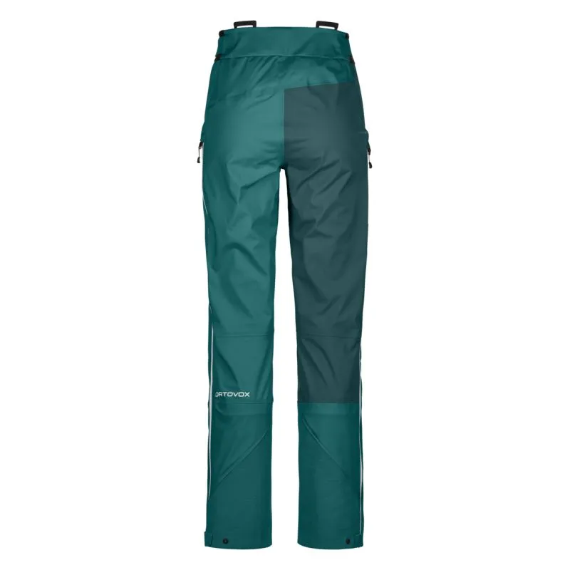 Pantalón de mujer Ortovox 3l Ortler (verde Pacífico)