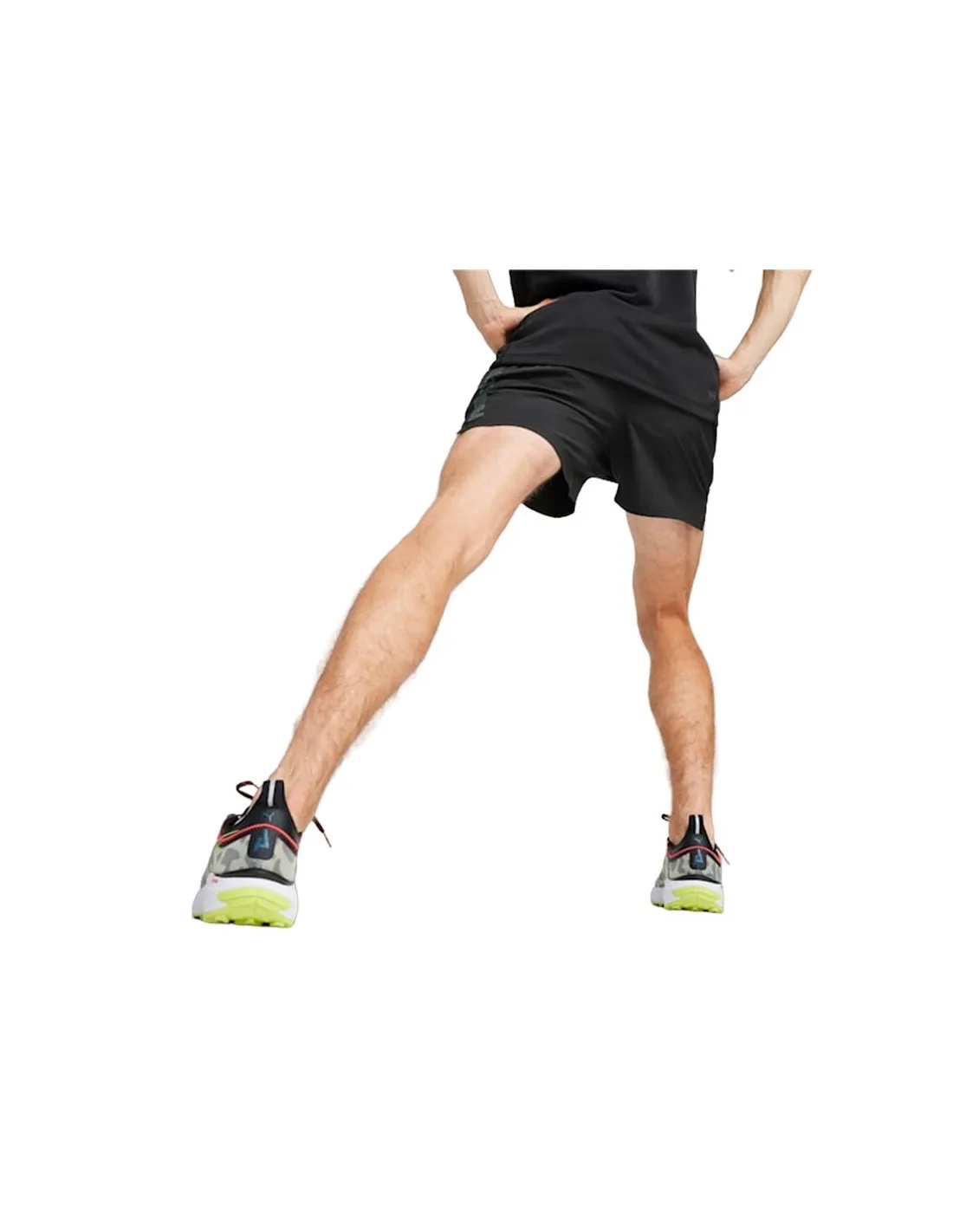Pantalón de Running Puma Seasons 5" Woven Negro Hombre