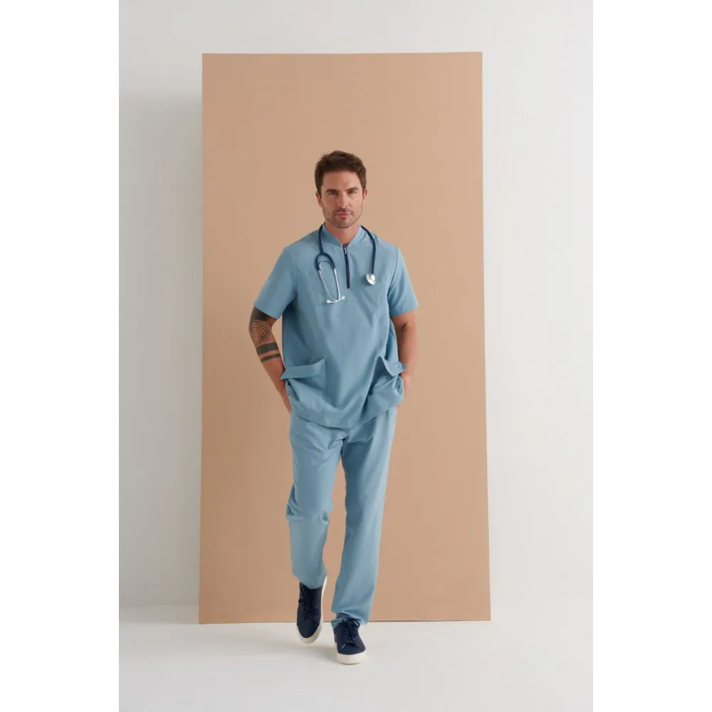 Pantalón Sanitario con Botón Regular Fit VOLANS 12.02