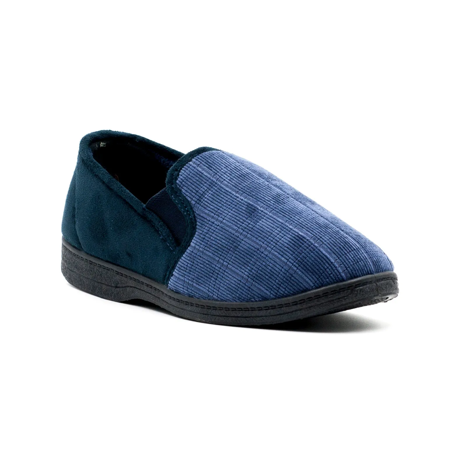 Pantufla de Hombre C/Elastico color Azul