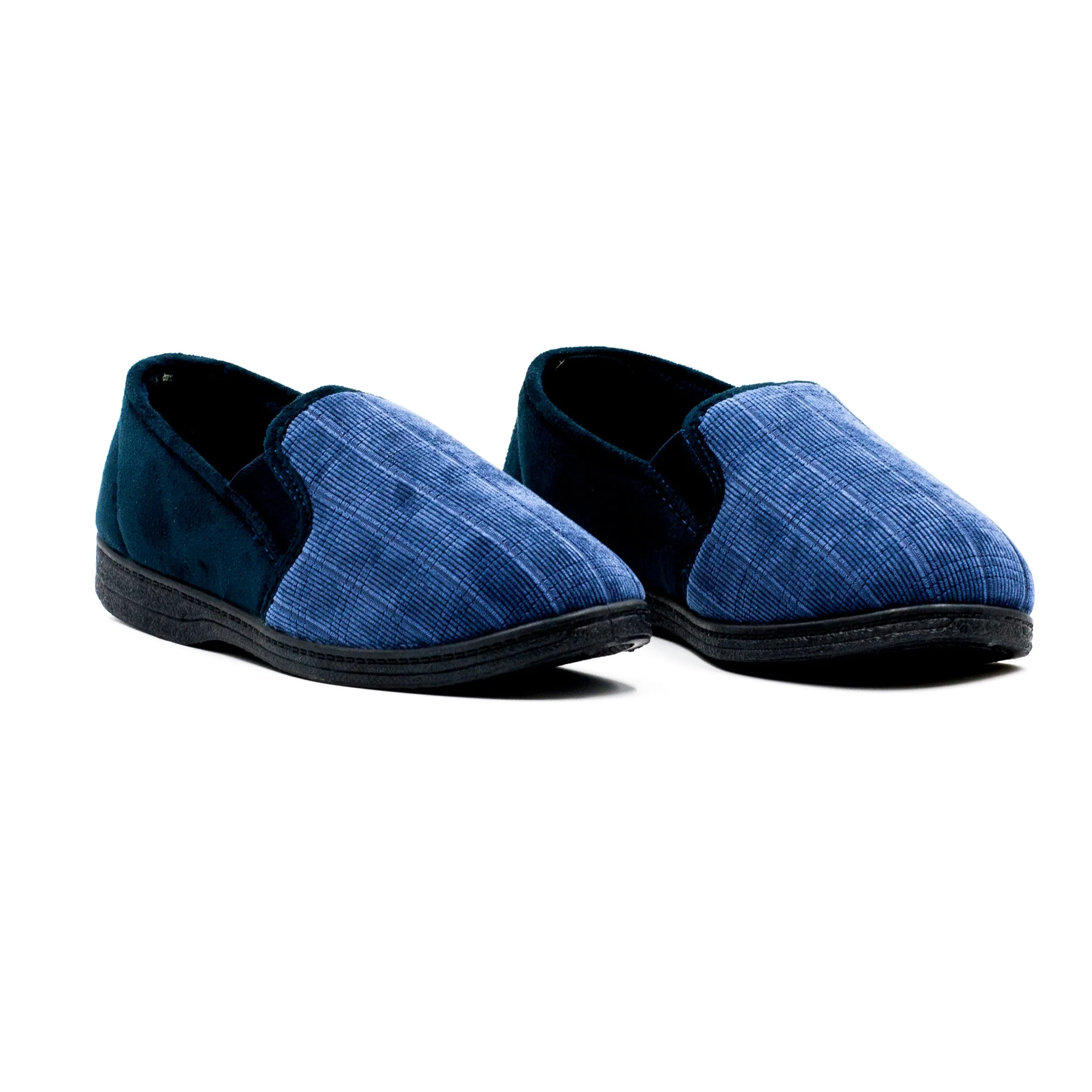 Pantufla de Hombre C/Elastico color Azul