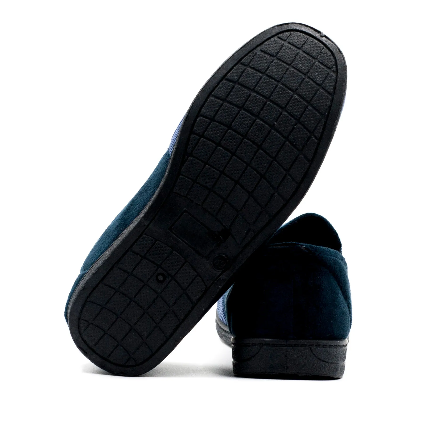 Pantufla de Hombre C/Elastico color Azul