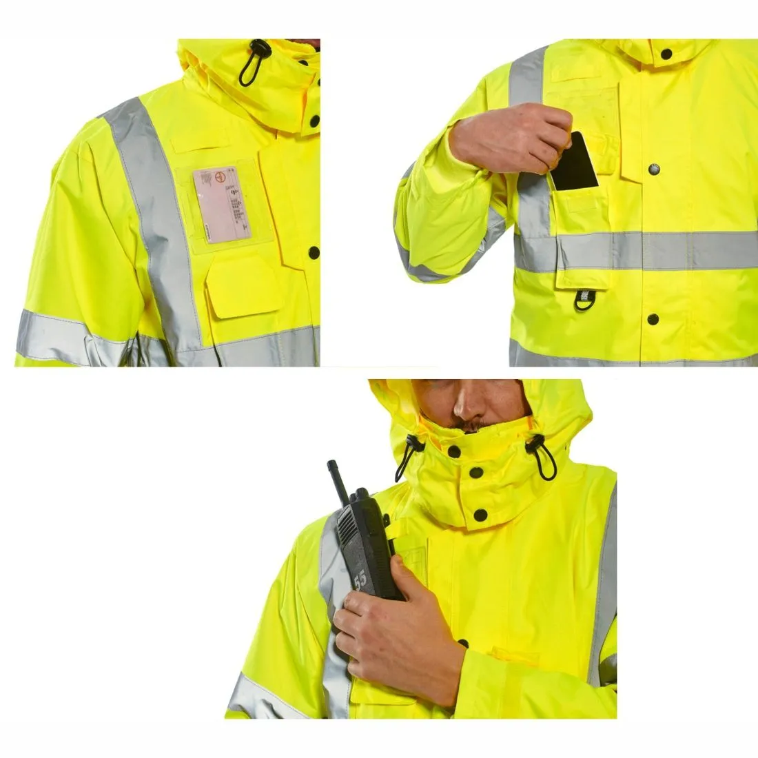 Parka Traffic 7 en 1 de alta visibilidad 