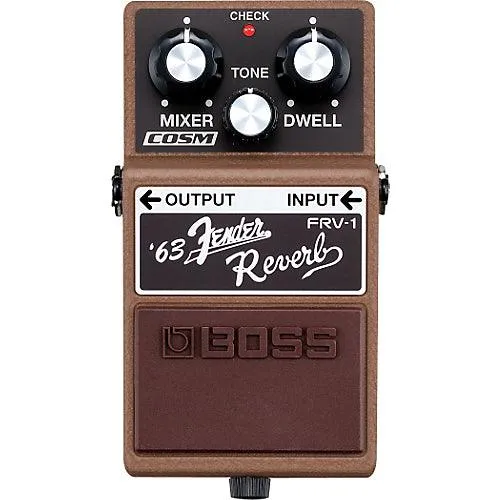 PEDAL BOSS GUITARRA ELECTRICA FRV1 FENDER 63 REVERB 