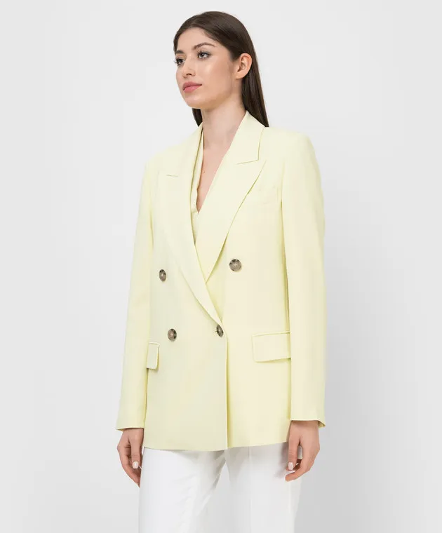 Peserico Light Green Double Breasted Jacket