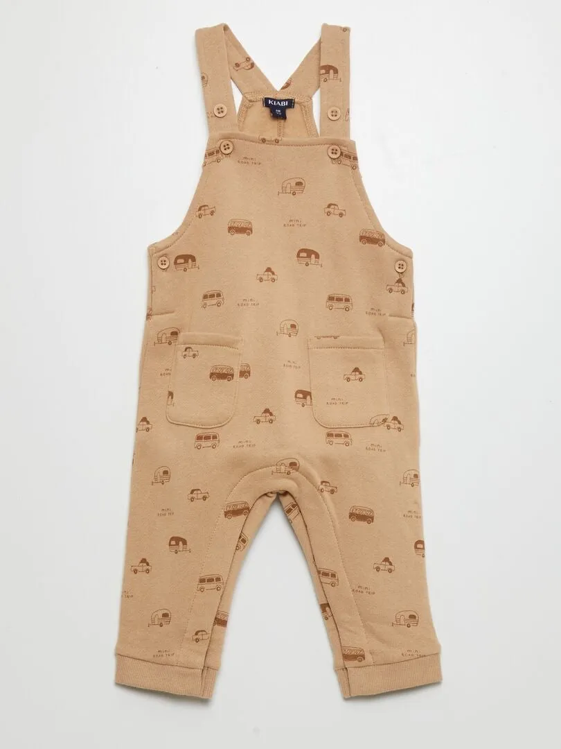PETO DE CHáNDAL CON TIRANTES AJUSTABLES  BEIGE