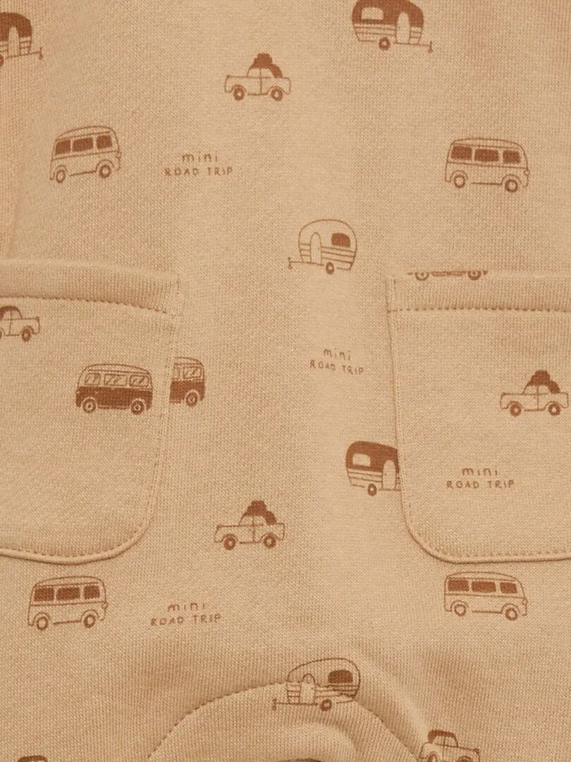 PETO DE CHáNDAL CON TIRANTES AJUSTABLES  BEIGE