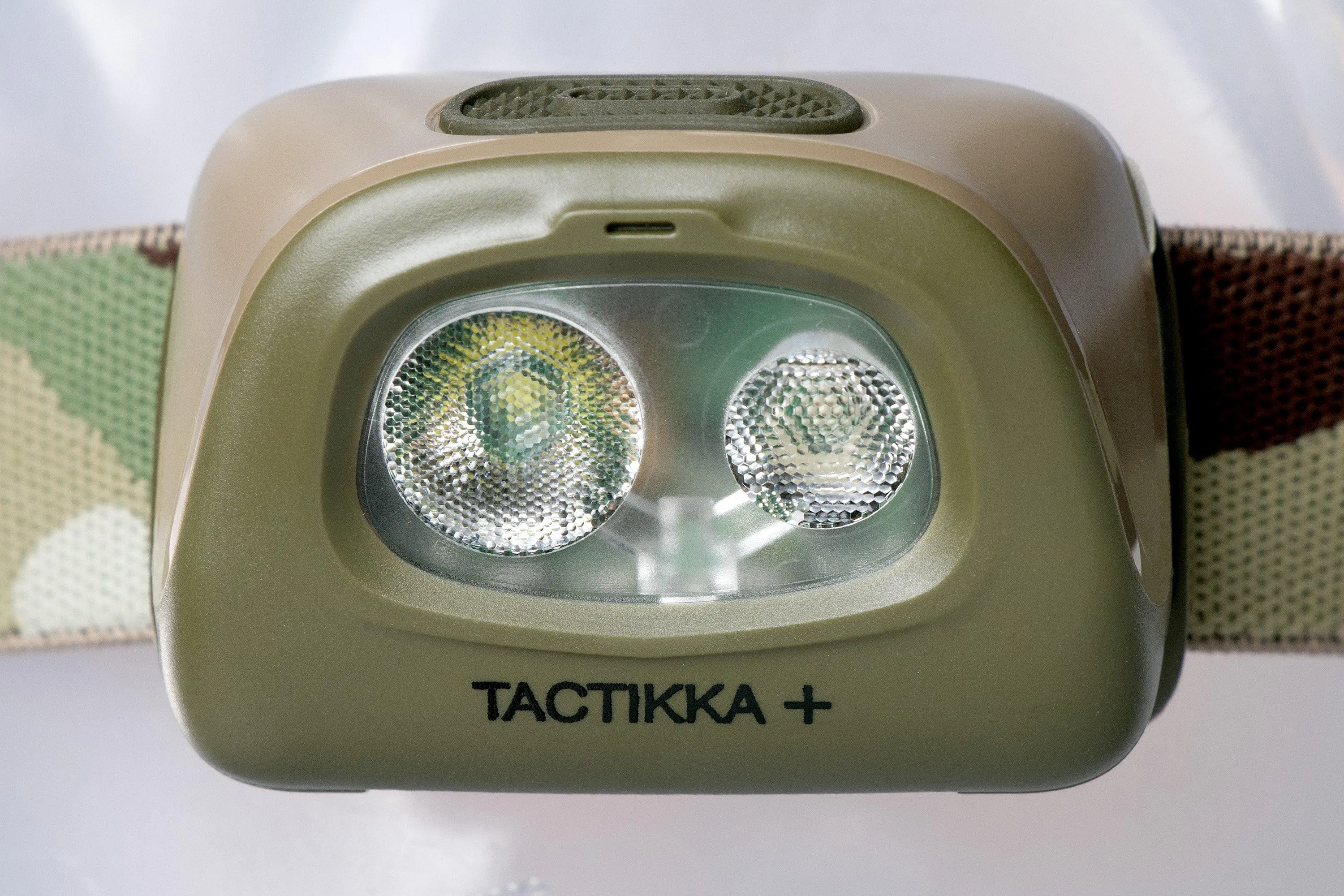 Petzl Tactikka + E089EA01 linterna frontal, Camo