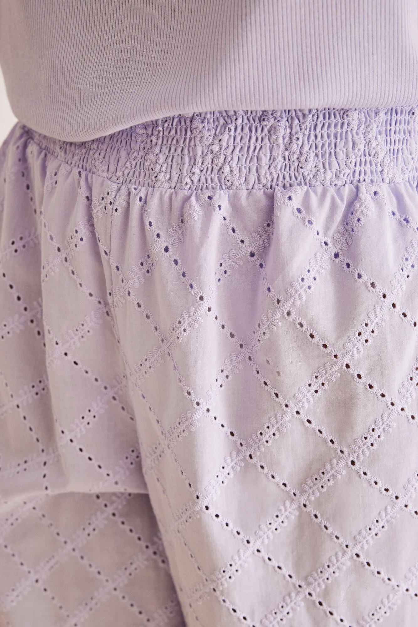 Pijama 100% algodón Capri lila