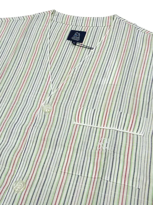 PIJAMA KIFFKIFF DE VERANO EN TELA POPELíN A RAYITAS