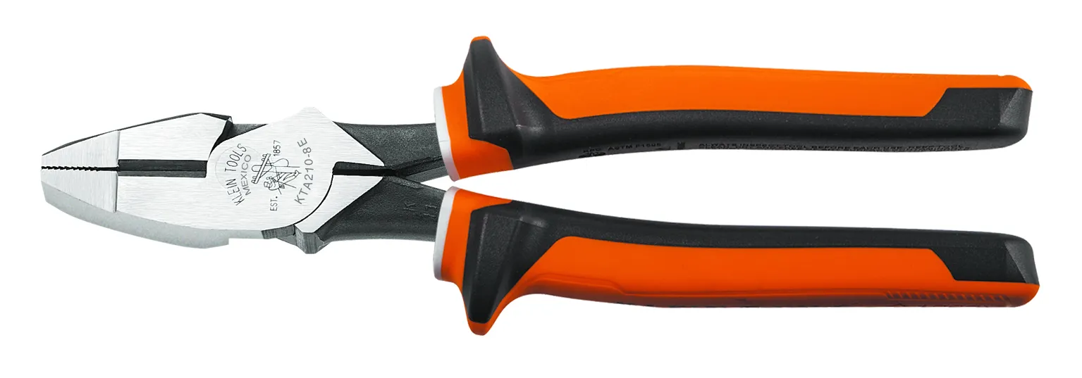 Pinza de electricista A/P 8'' aislada