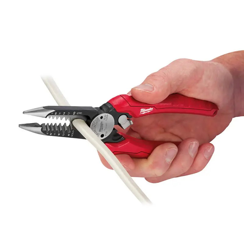 PINZA PARA ELECTRICISTA PELACABLE 6 EN 1 MILWAUKEE 4822307