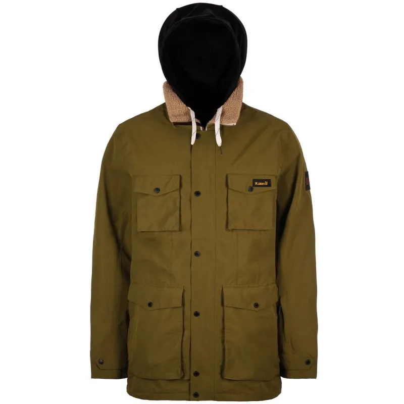 PLANKS X Woodsy 'yeah Baby' Ski Jacket (Army Green) Hombre