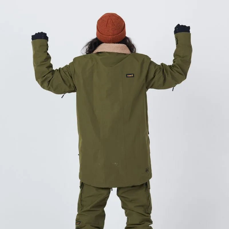 PLANKS X Woodsy 'yeah Baby' Ski Jacket (Army Green) Hombre