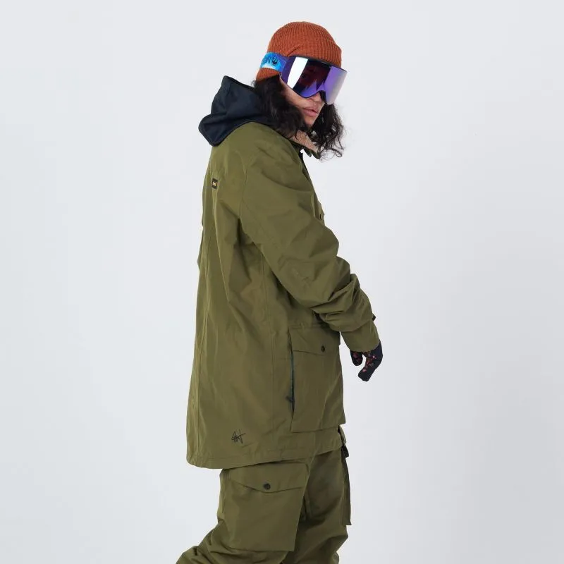 PLANKS X Woodsy 'yeah Baby' Ski Jacket (Army Green) Hombre