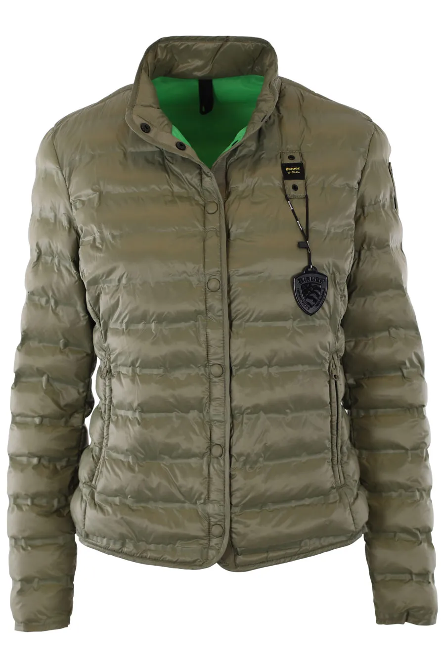 Plumífero verde militar