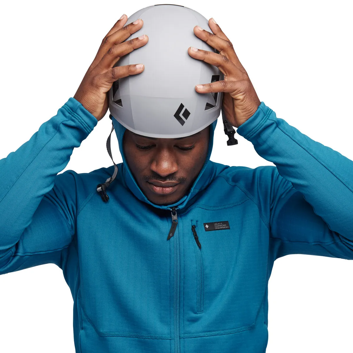 Polar Hombre M Factor Hoody Black Diamond Azul