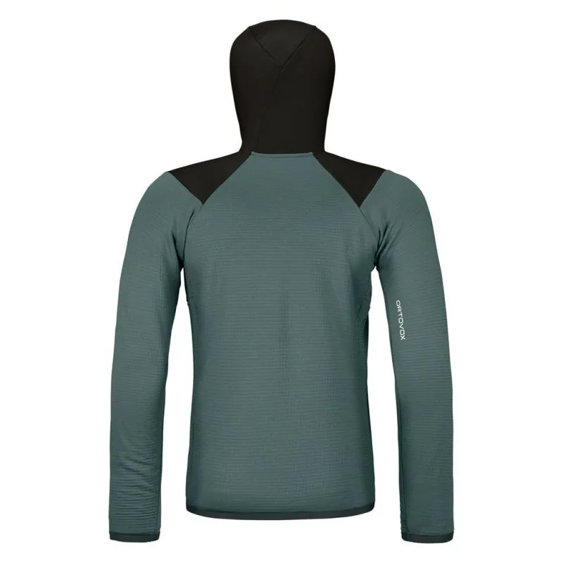 Polar para hombre Ortovox FLEECE GRID HOODY M (azul montaña)