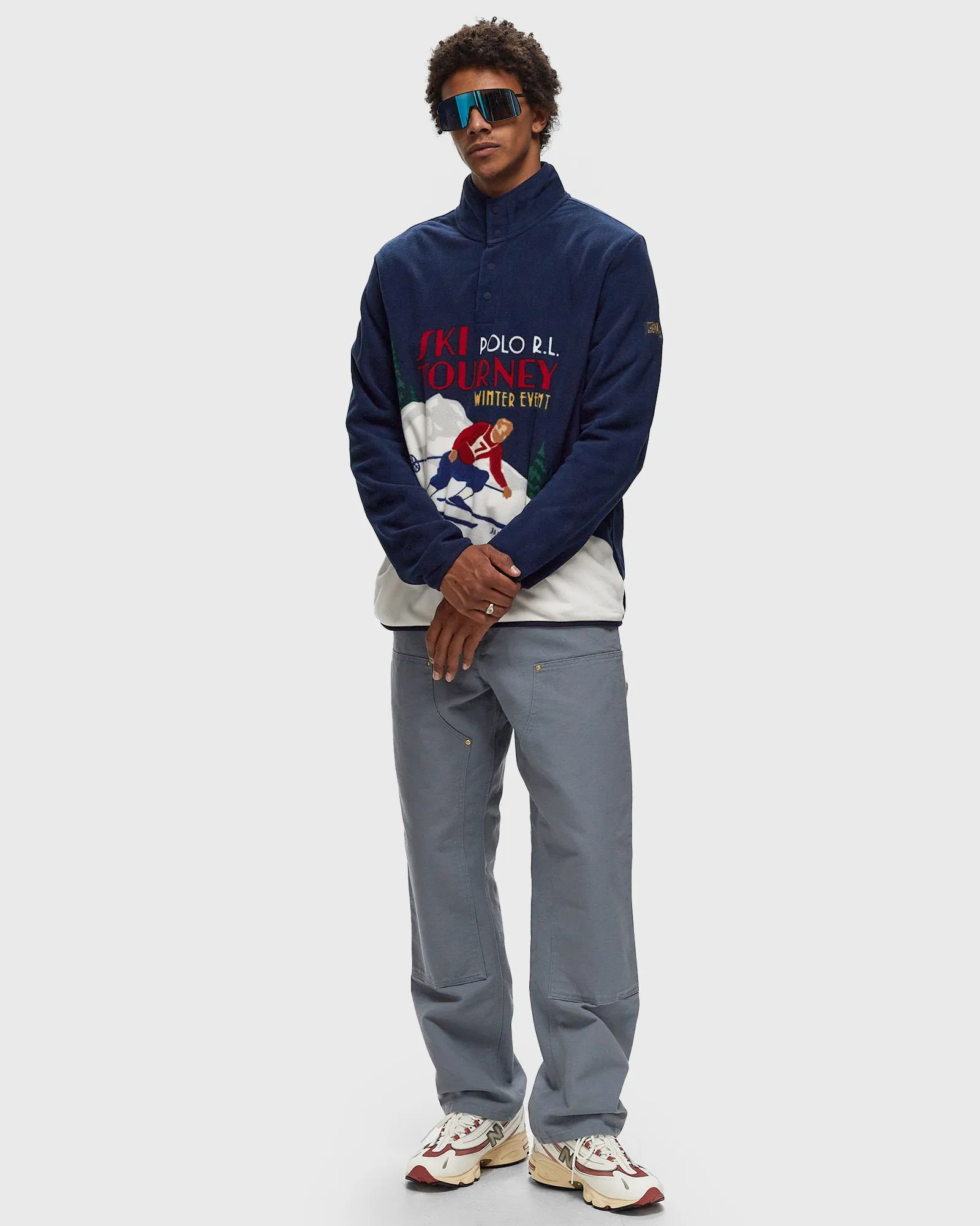 POLO BY RALPH LAUREN HALFZIPS SWEATSHIRT WITH PRINT