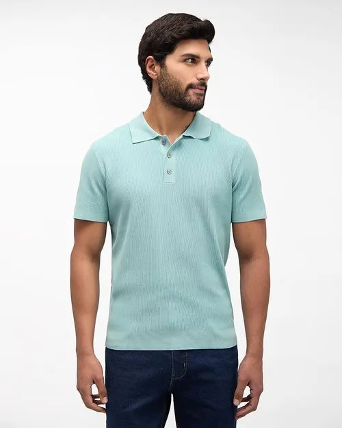 Polo Cuello Camisa Hombre Bill Verde Slate