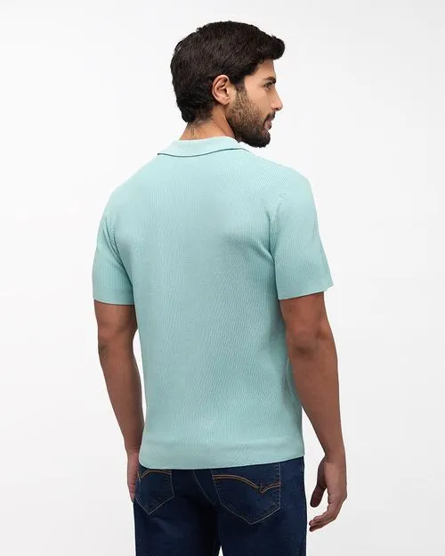 Polo Cuello Camisa Hombre Bill Verde Slate