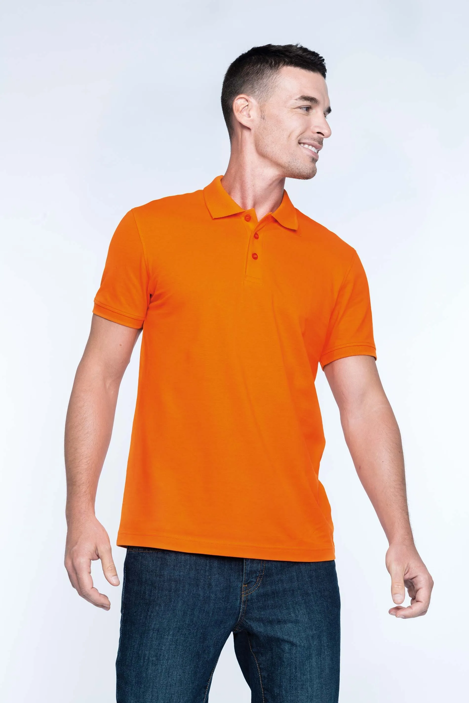 POLO DE TRABAJO HOMBRE MANGA CORTA AJUSTADO
