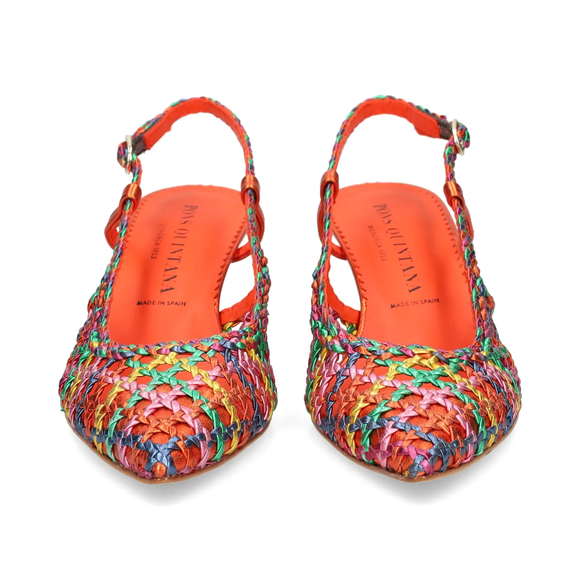 PONS QUINTANA Zapatos de tacón bajo ROJO