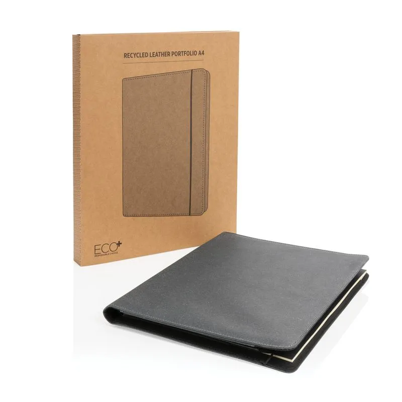 Portafolio de piel reciclada A4