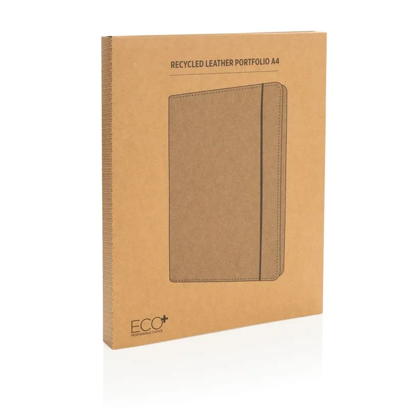 Portafolio de piel reciclada A4