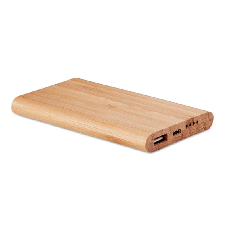 Power bank 4000 mAh bambú