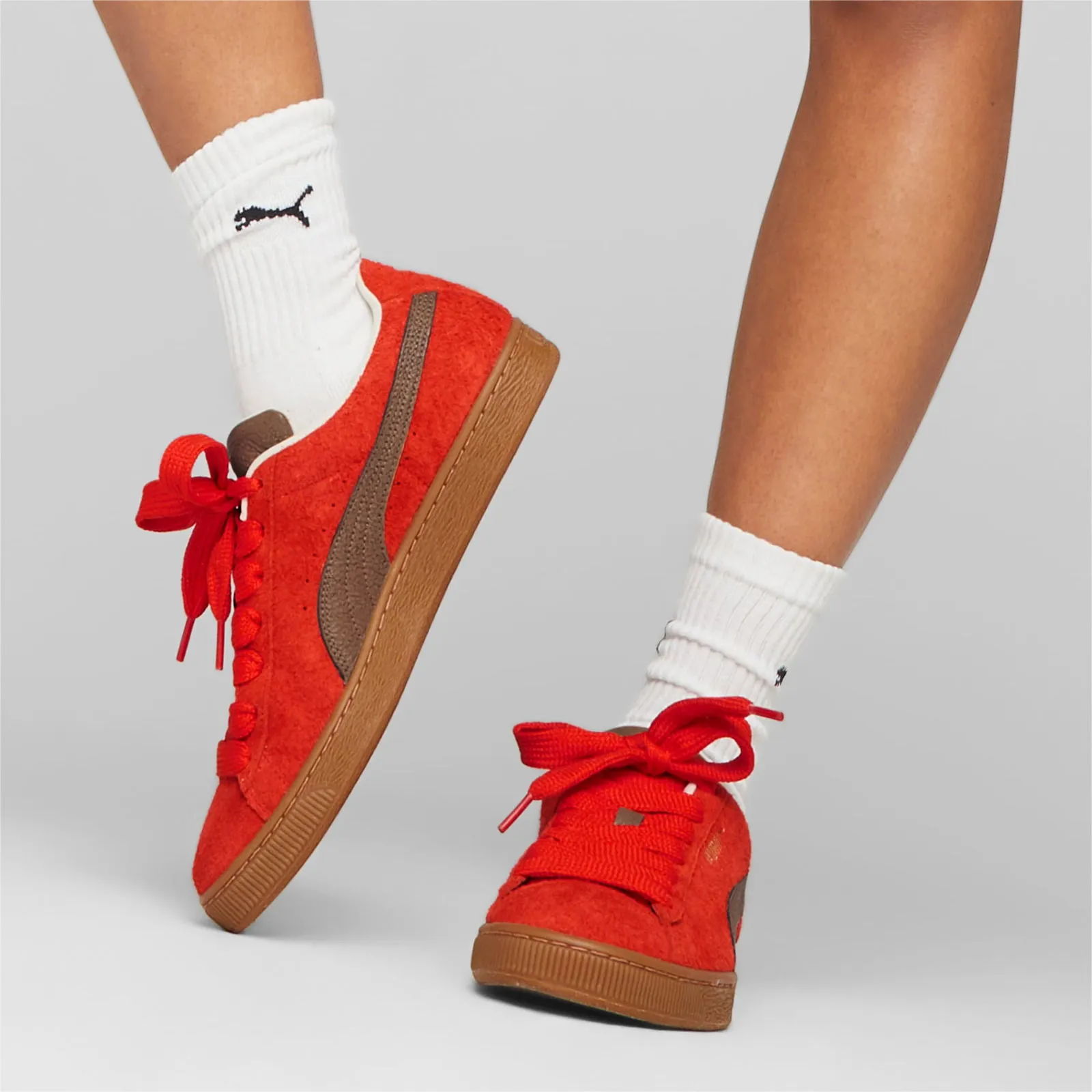 Puma Suede Always On Sneakers Schuhe Für Damen, Braun,