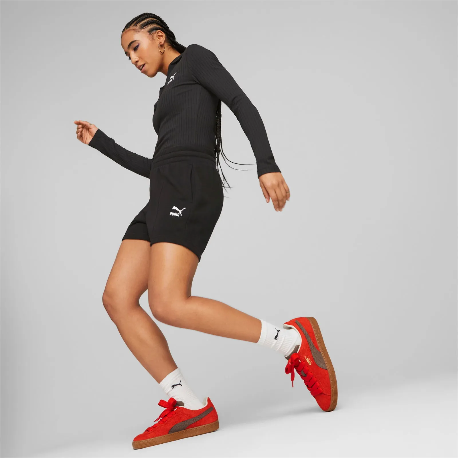 Puma Suede Always On Sneakers Schuhe Für Damen, Braun,