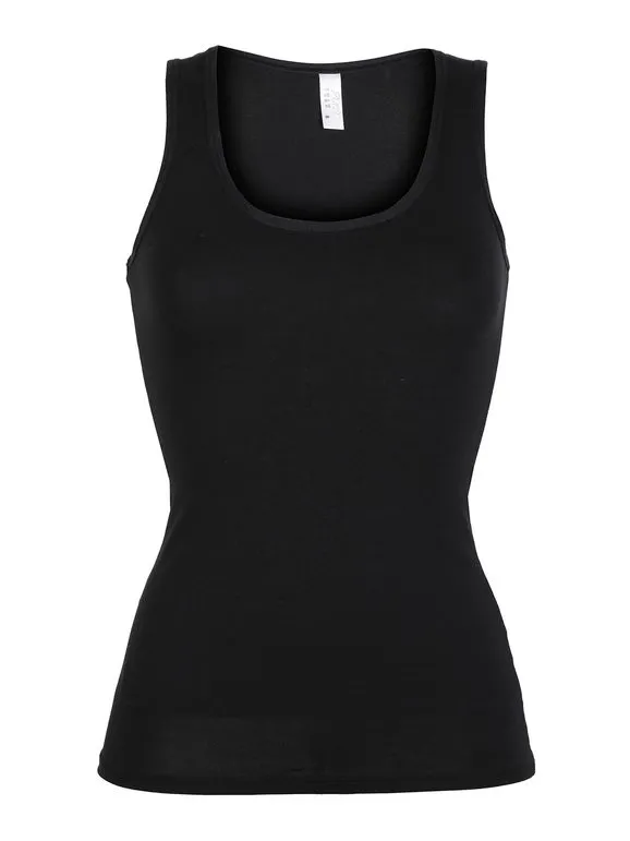 Pura Camiseta de tirantes de mezcla de seda para mujer