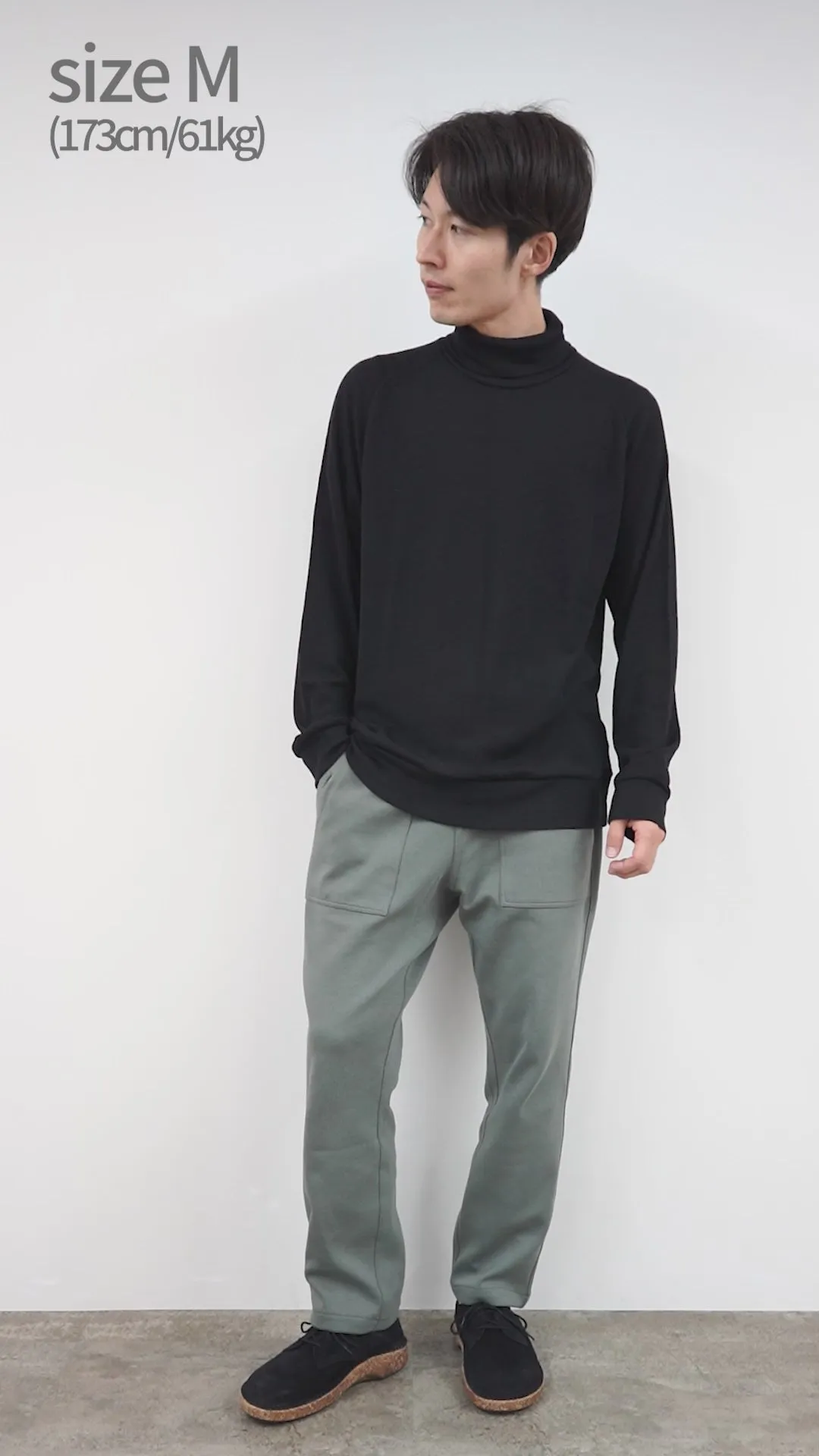 Re Hecho en Tokio Japón / Jersey de algodón Pantalones relajantes Pantalones fáciles