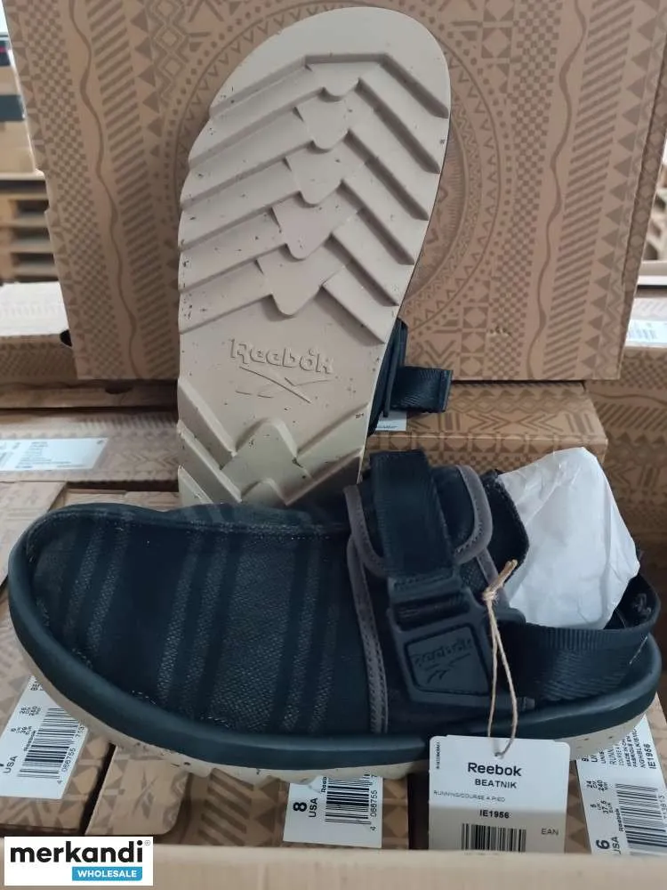 REEBOK BEATNIK UNISEX  SANDALIAS PLANAS NUEVAS, 10 UNIDADES DISPONIBLES