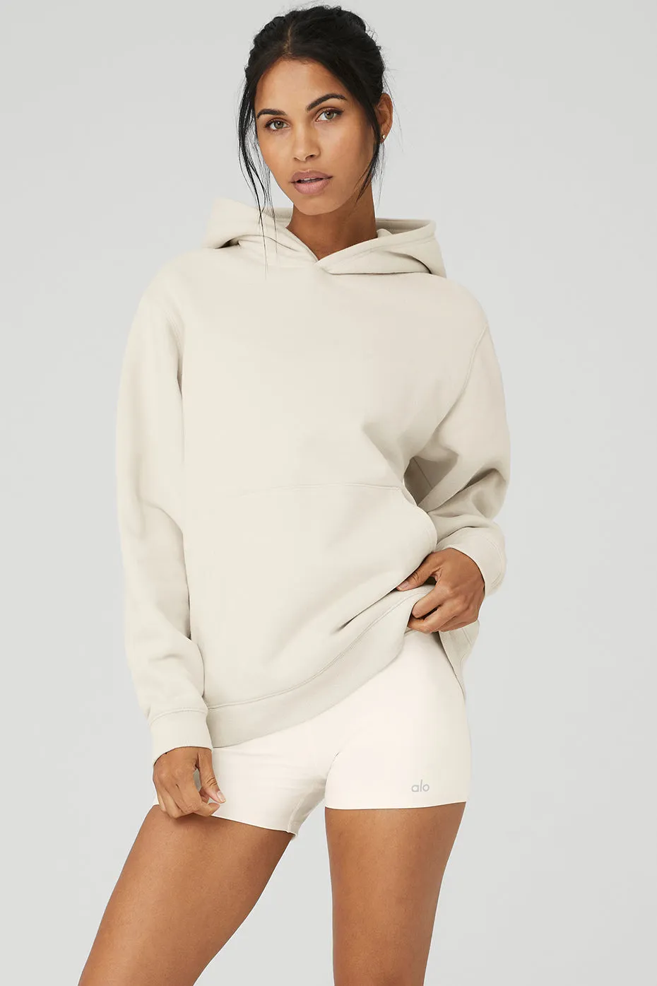RENOWN HEAVY WEIGHT HOODIE  BONE