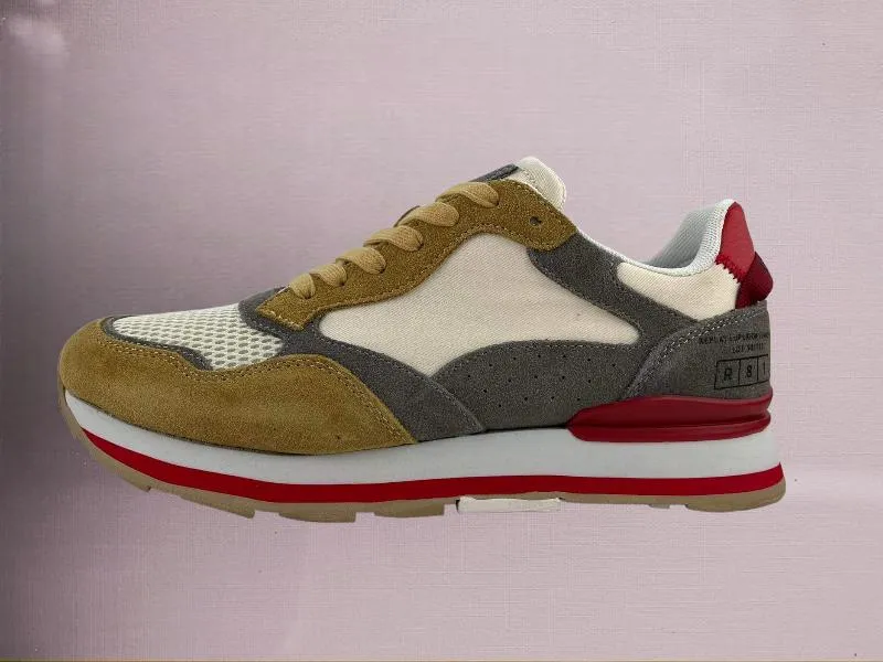 Replay | Sneakers/tenis hombre con cordones plantilla extraíble Arthur3221 yellow