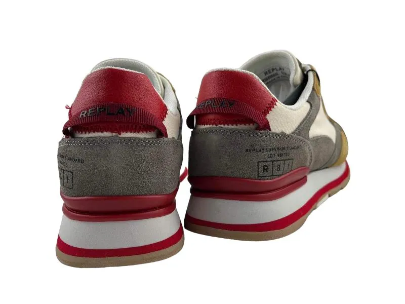Replay | Sneakers/tenis hombre con cordones plantilla extraíble Arthur3221 yellow