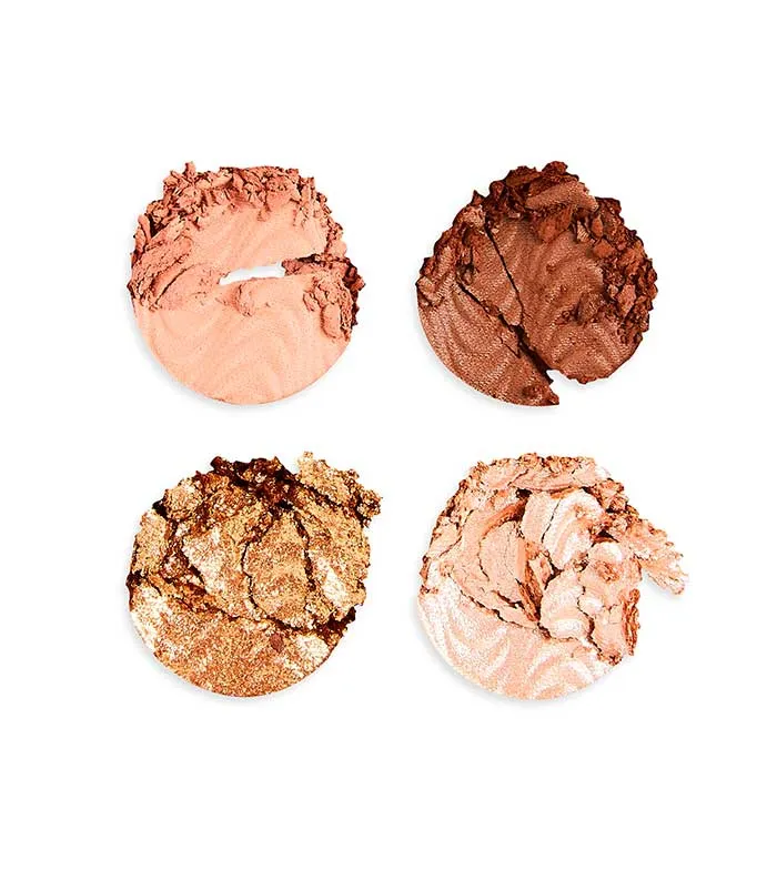 REVOLUTION PRO  PALETA DE SOMBRAS DE OJOS ULTIMATE EYE LOOK  DIAMONDS & PEARLS