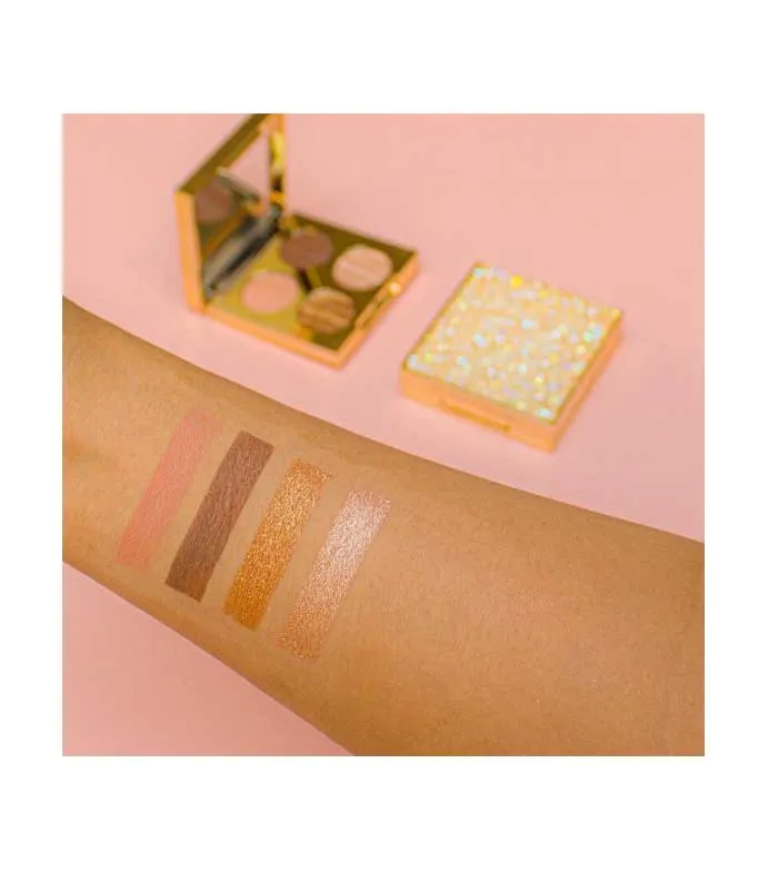 REVOLUTION PRO  PALETA DE SOMBRAS DE OJOS ULTIMATE EYE LOOK  DIAMONDS & PEARLS