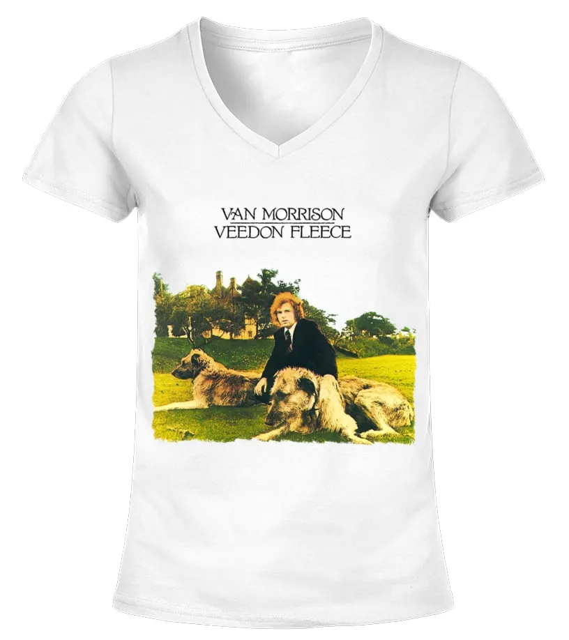 RK70S350WT. VAN MORRISON  VEEDON FLEECE CAMISETA CUELLO PICO MUJER