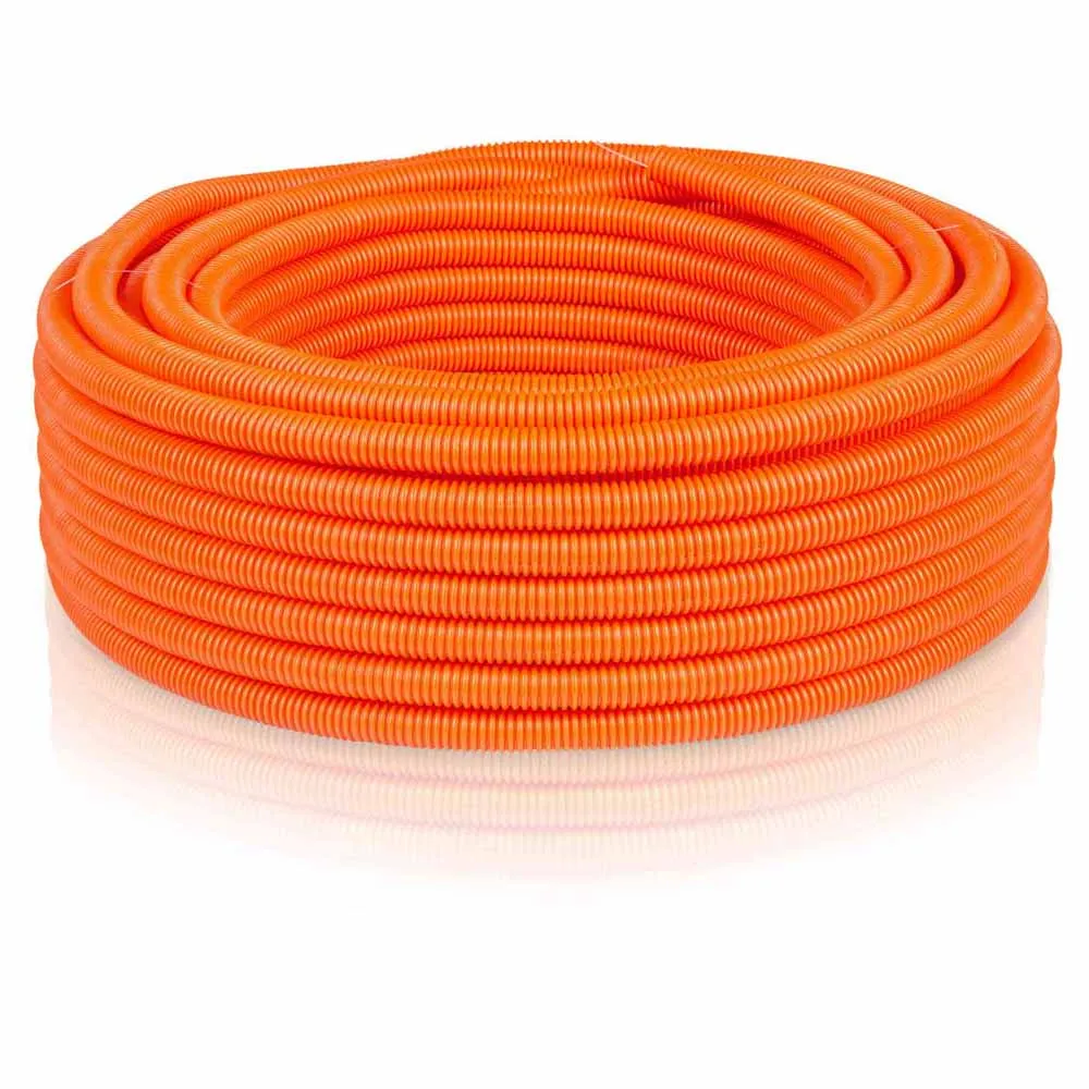 Rollo de poliducto corrugado, 3/4” sin guía