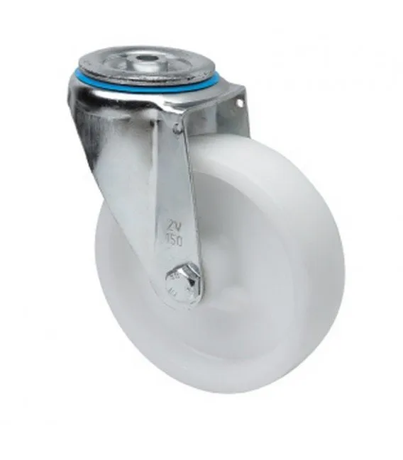 RUEDA GIRATORIA 21368  20ZVL80UT 80MM POLIAMIX BLANCO ALEX