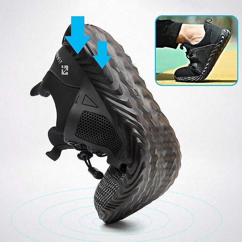 RYDER ZAPATOS DE PUNTA DE ACERO INDESTRUCTIBLES HOMBRES MUJERES BOTAS DE SEGURIDAD AéREA ANTIPIERCING ZAPATILLAS DE TRABAJO TRA