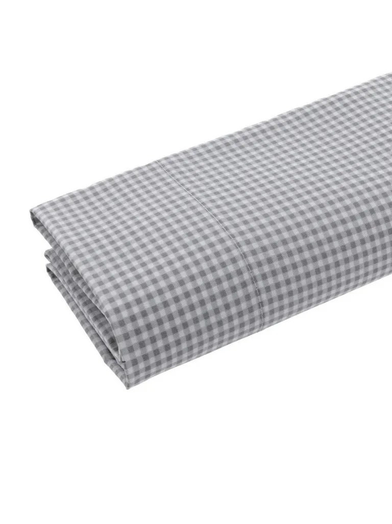 SABANA MINICUNA 3 PCS 80x120x1 CM VICHY10 GRIS
