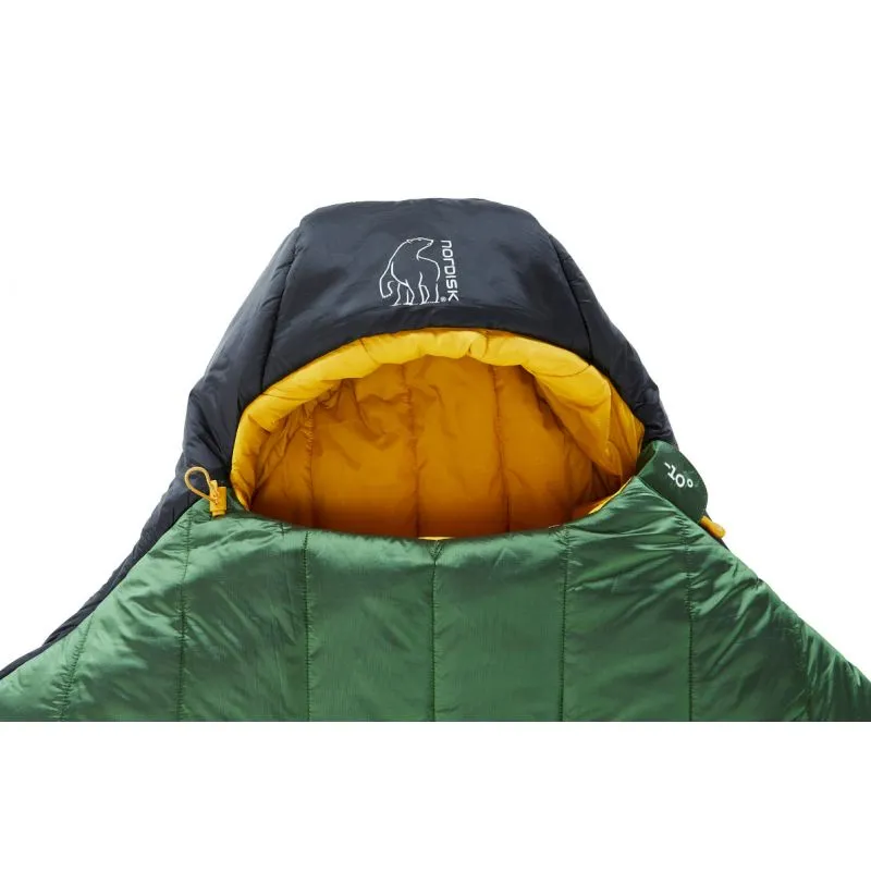 SACO DE DORMIR NORDISK GORMSSON 10° XL MUMMY (VERDE ALCACHOFA)