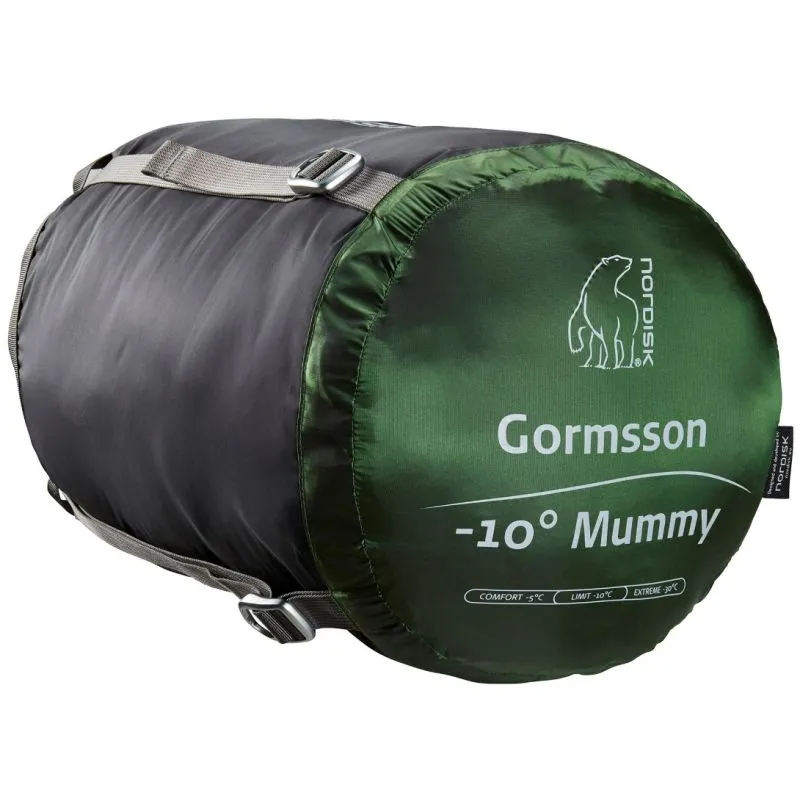SACO DE DORMIR NORDISK GORMSSON 10° XL MUMMY (VERDE ALCACHOFA)
